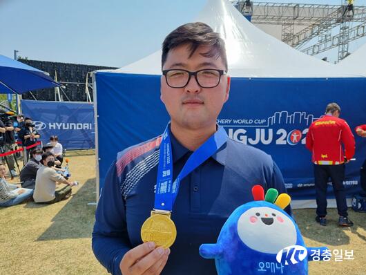청주시청 김우진, 양궁월드컵 2차 대회 2관왕 석권